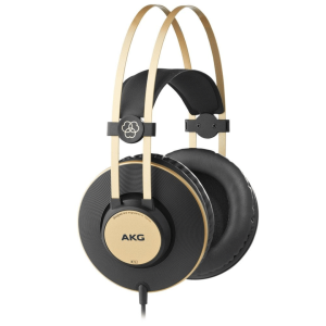 Fone de Ouvido AKG K92, Profissional, Preto e Dourado (1)